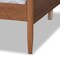 Baxton Studio Alya Classic Traditional Farmhouse Walnut Brown Finished Wood Full Size Daybed 182-11173-Zoro - alternate 6